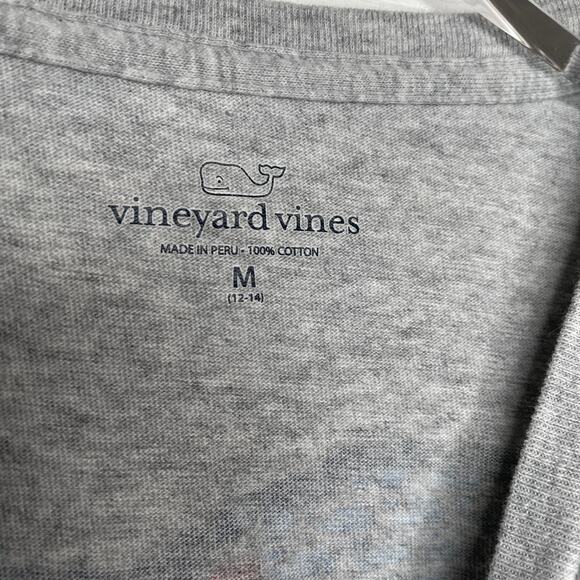 Vineyard Vines Kids Long-Sleeve Ohio State Icon T-Shirt Kids Boys Gray Sz Medium - Picture 9 of 9